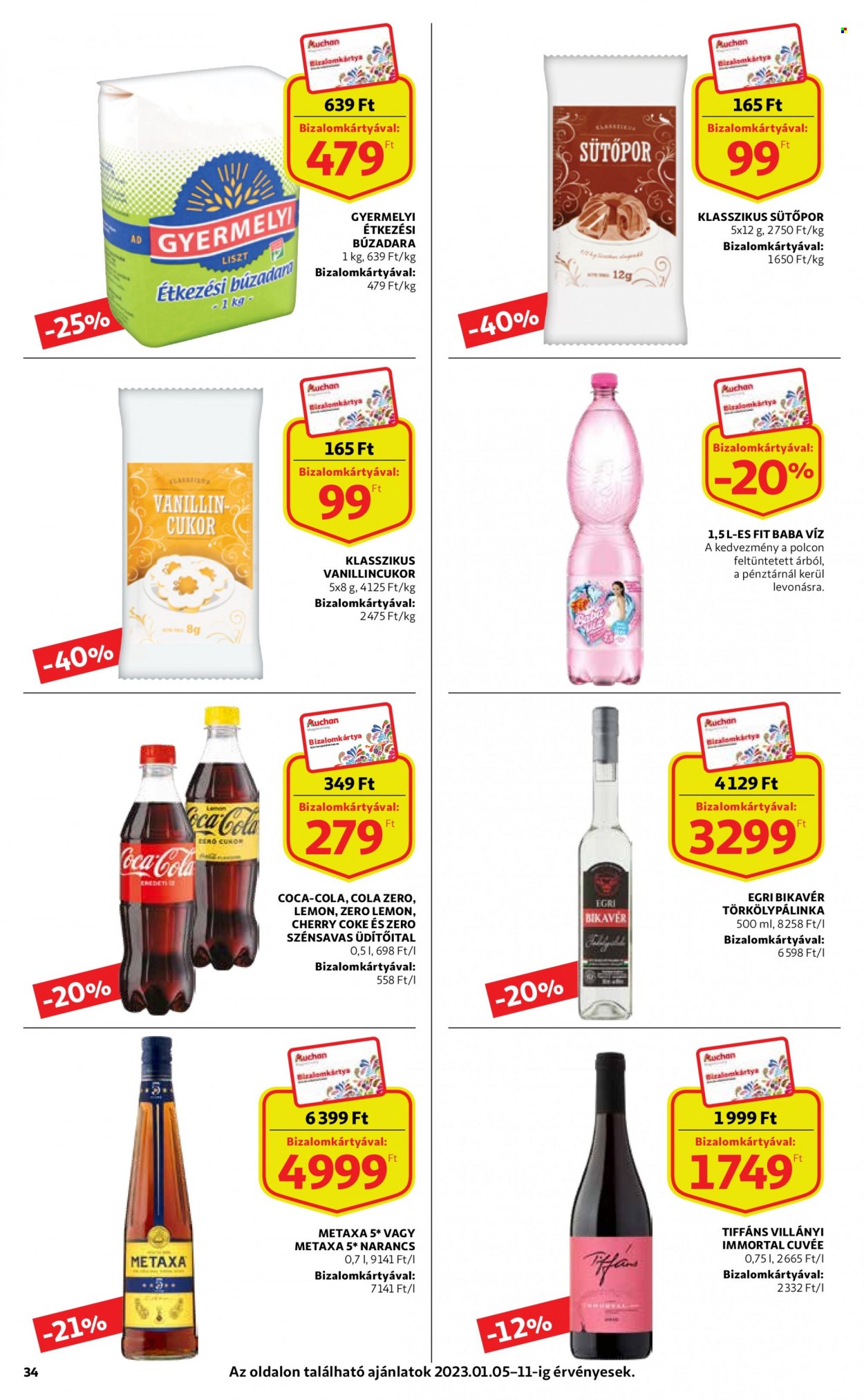 Auchan akciós újságok - 2023.01.05 - 2023.01.11. Oldal 34
