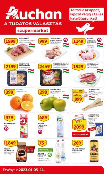 Újság Auchan - 2023.01.05 - 2023.01.11.