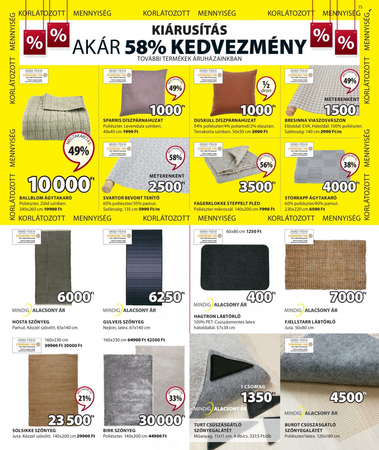 JYSK akciós újságok - 2023.01.04 - 2023.01.31. Oldal 15