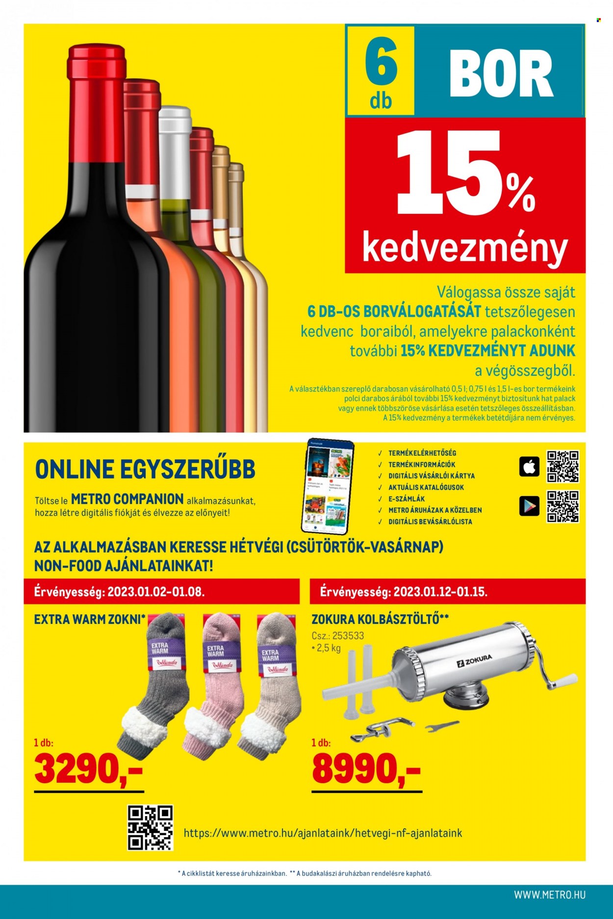Metro akciós újságok - 2023.01.02 - 2023.01.17. Oldal 12