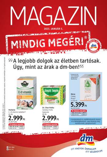 Újság dm drogerie markt - 2023.01.05 - 2023.01.31.