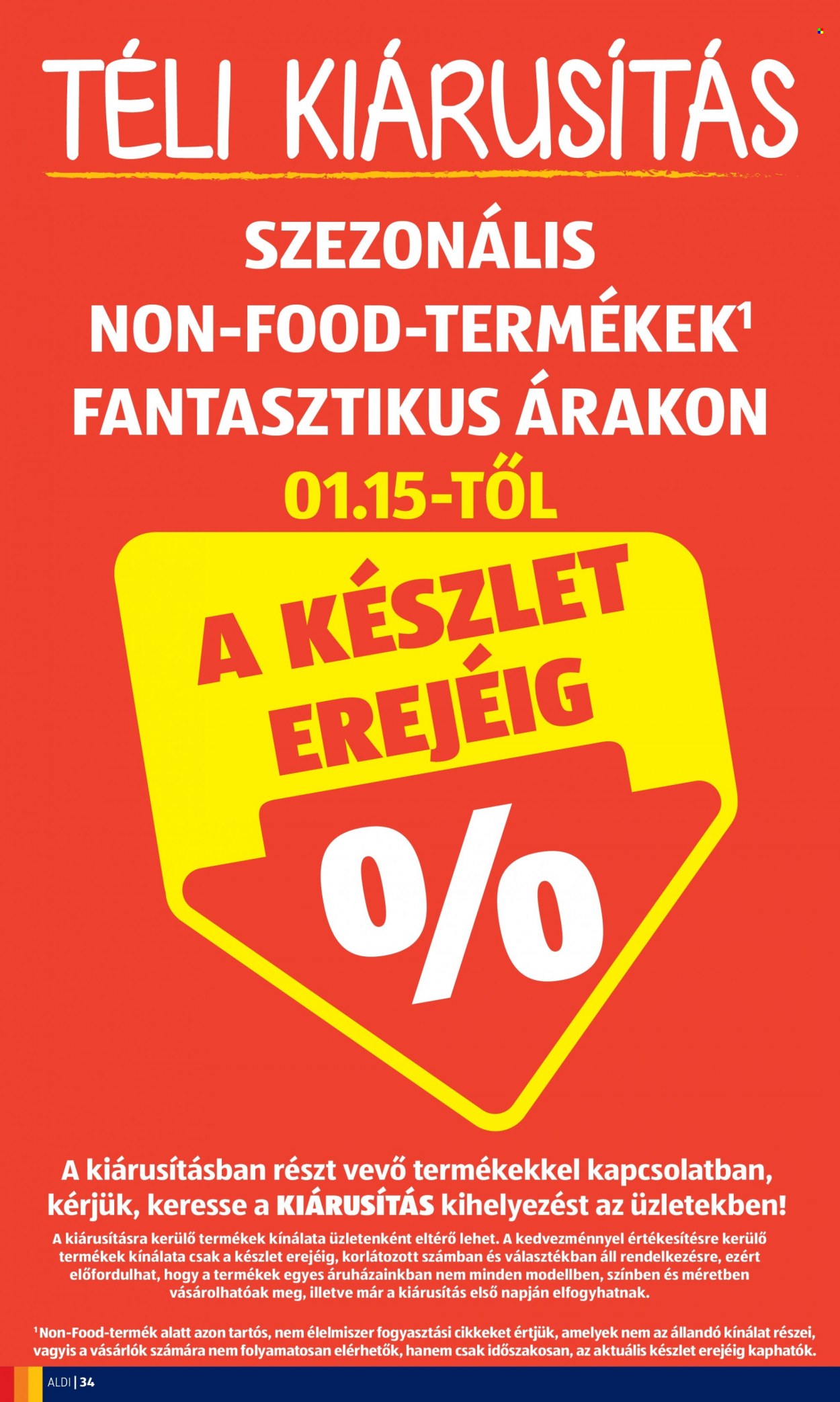 Aldi akciós újságok - 2023.01.12 - 2023.01.18. Oldal 34