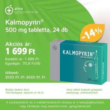 Újság Alma Gyógyszertárak - 2023.01.01 - 2023.01.31.