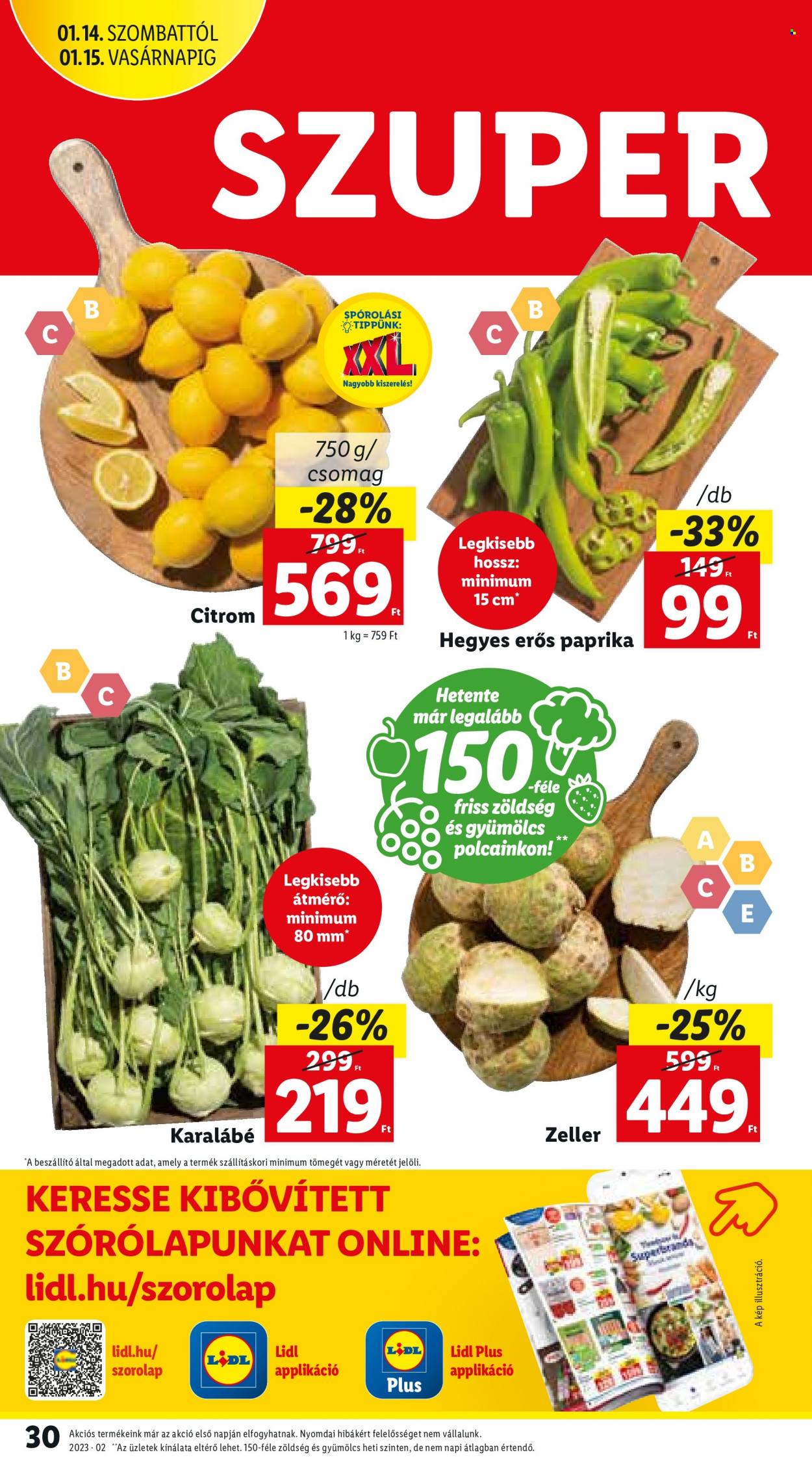 Lidl akciós újságok - 2023.01.12 - 2023.01.18. Oldal 30