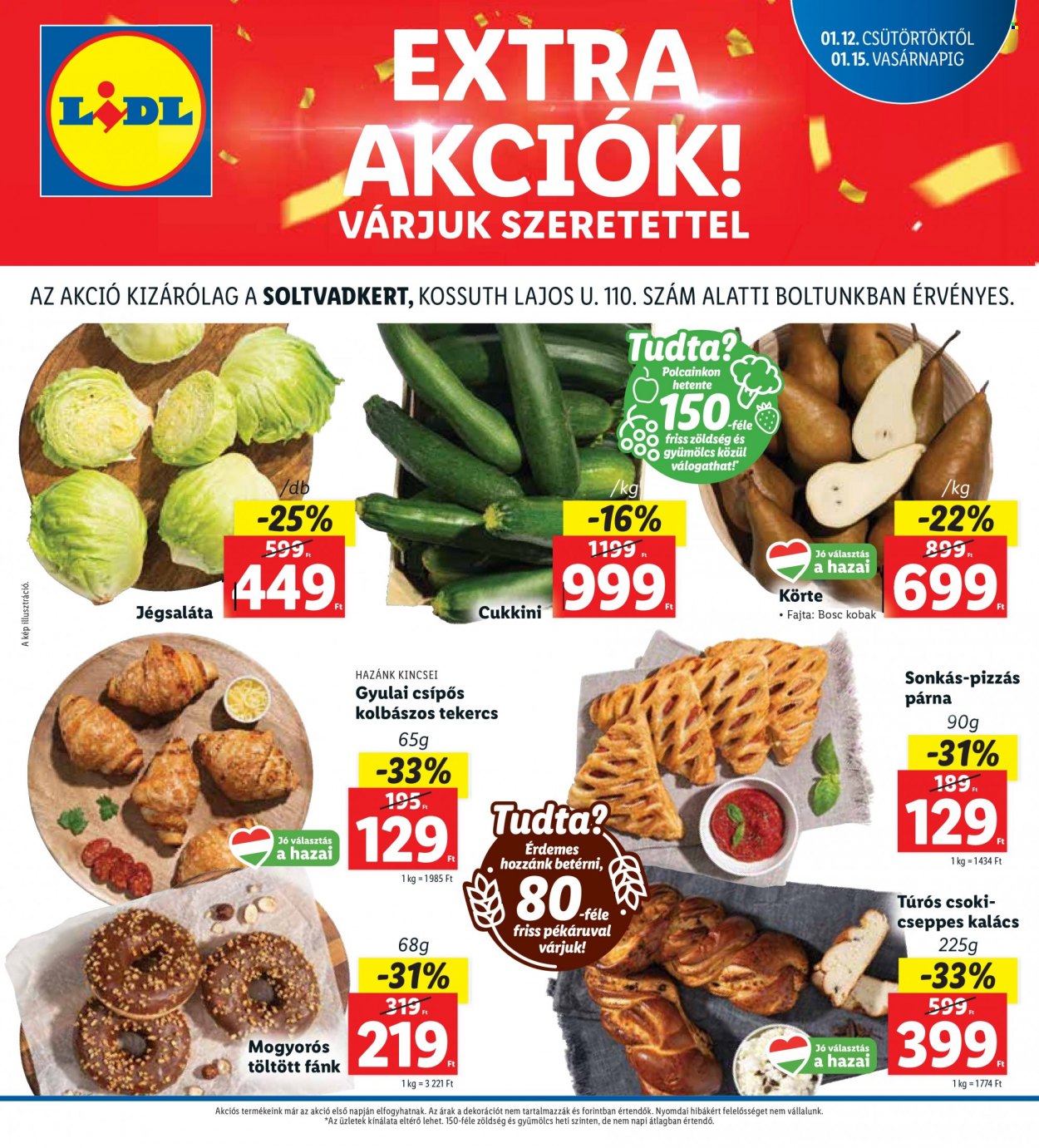 Lidl akciós újságok - 2023.01.12 - 2023.01.15. Oldal 1