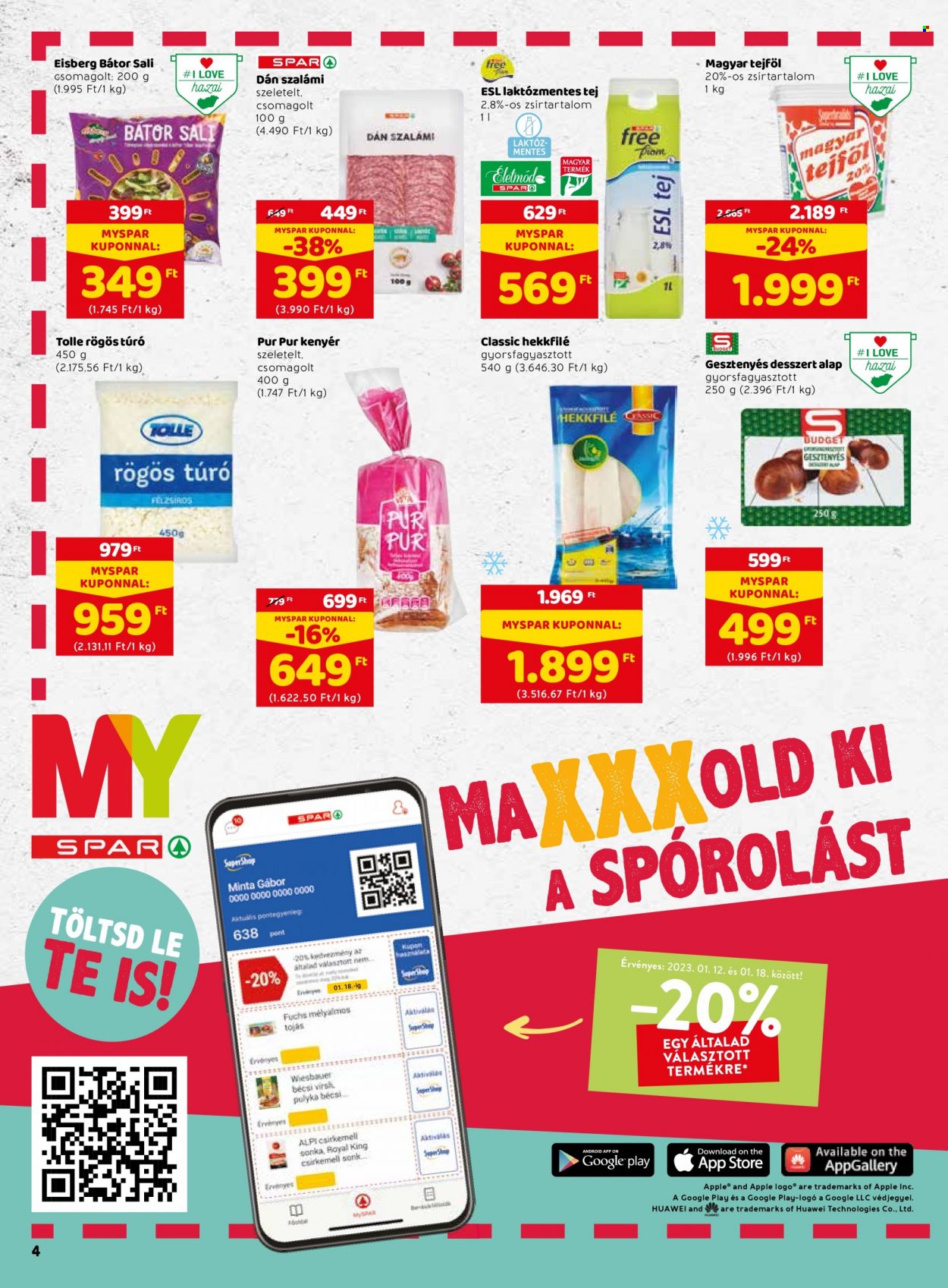 SPAR akciós újságok - 2023.01.12 - 2023.01.18. Oldal 6