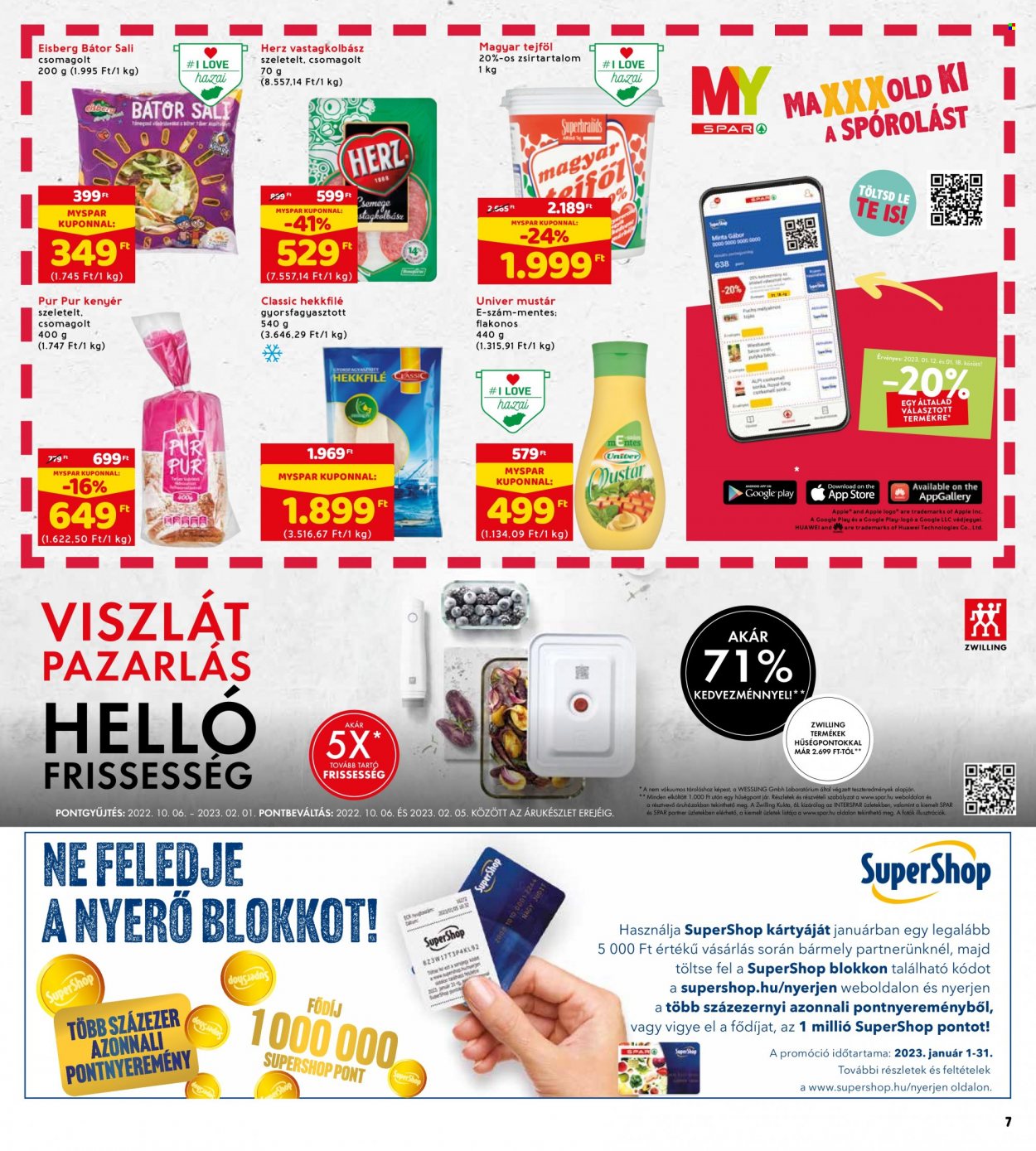 INTERSPAR akciós újságok - 2023.01.12 - 2023.01.18. Oldal 9