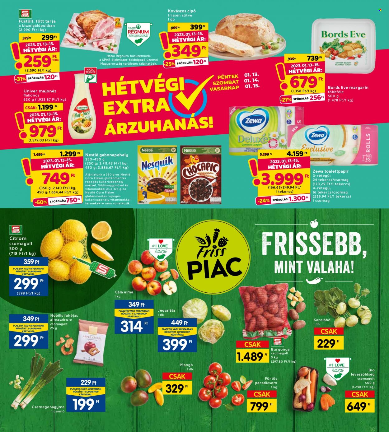 INTERSPAR akciós újságok - 2023.01.12 - 2023.01.18. Oldal 34