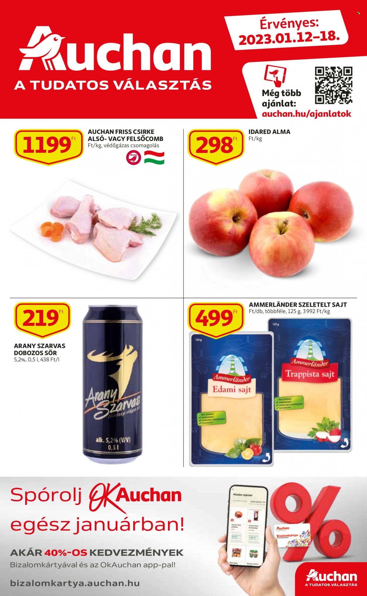 Auchan akciós újságok - 2023.01.12 - 2023.01.18. Oldal 1
