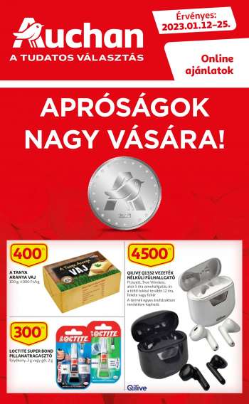 Újság Auchan - 2023.01.12 - 2023.01.25.