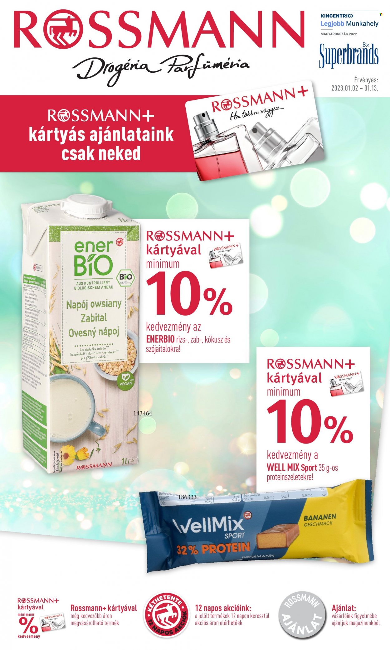 Rossmann akciós újságok - 2023.01.02 - 2023.01.13. Oldal 1