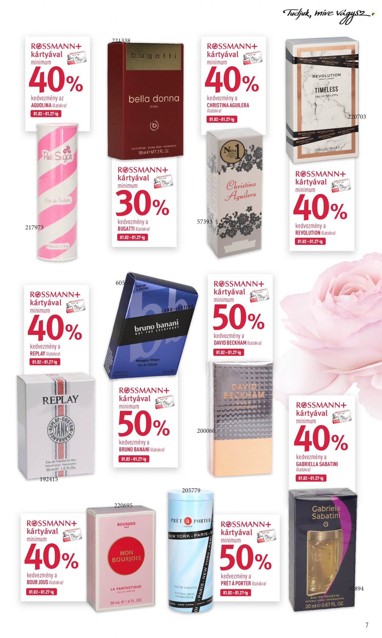Rossmann akciós újságok - 2023.01.02 - 2023.01.13. Oldal 7