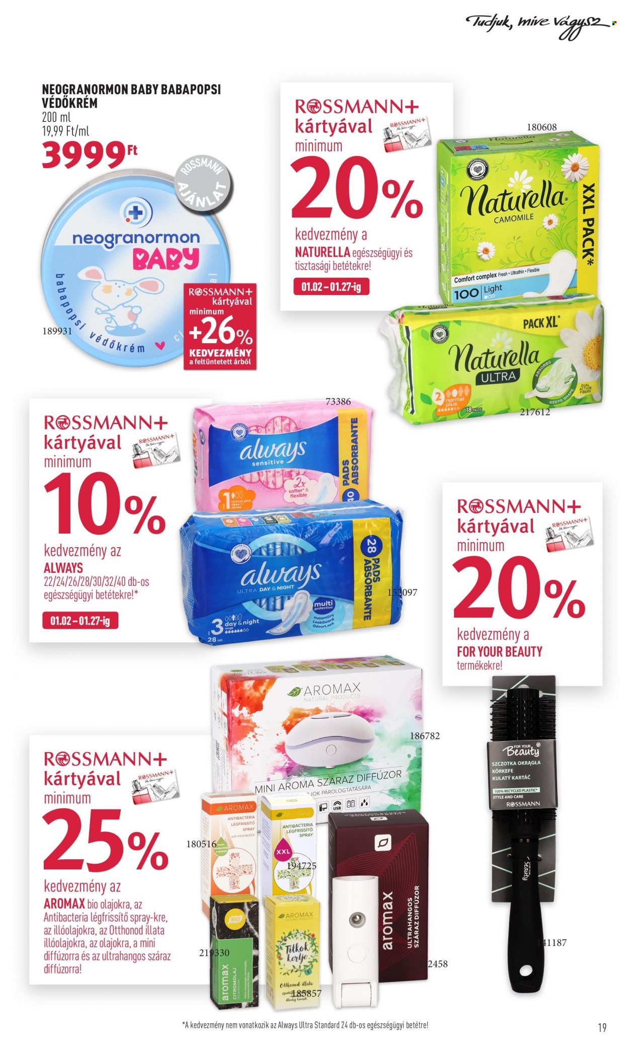 Rossmann akciós újságok - 2023.01.02 - 2023.01.13. Oldal 19