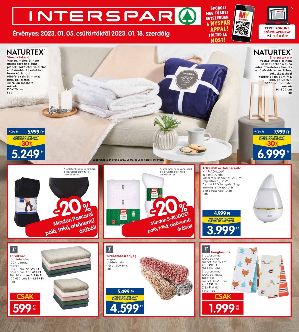 INTERSPAR akciós újságok - 2023.01.05 - 2023.01.18. Oldal 1