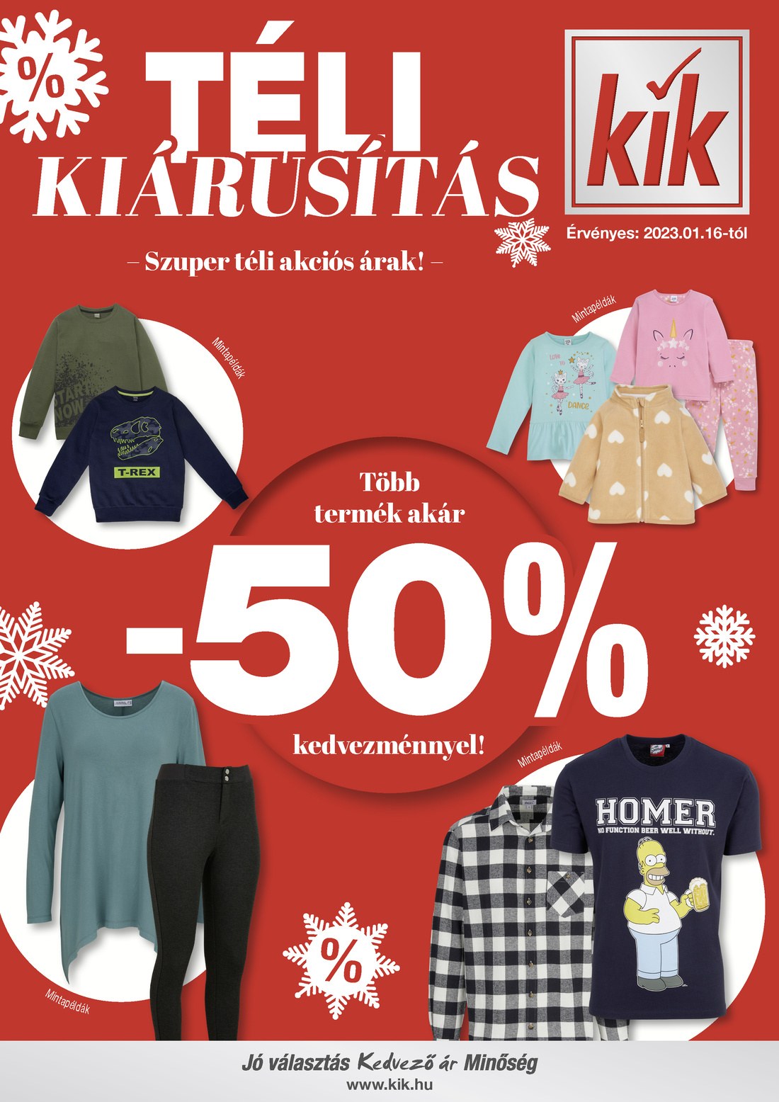 Kik akciós újságok. Oldal 1