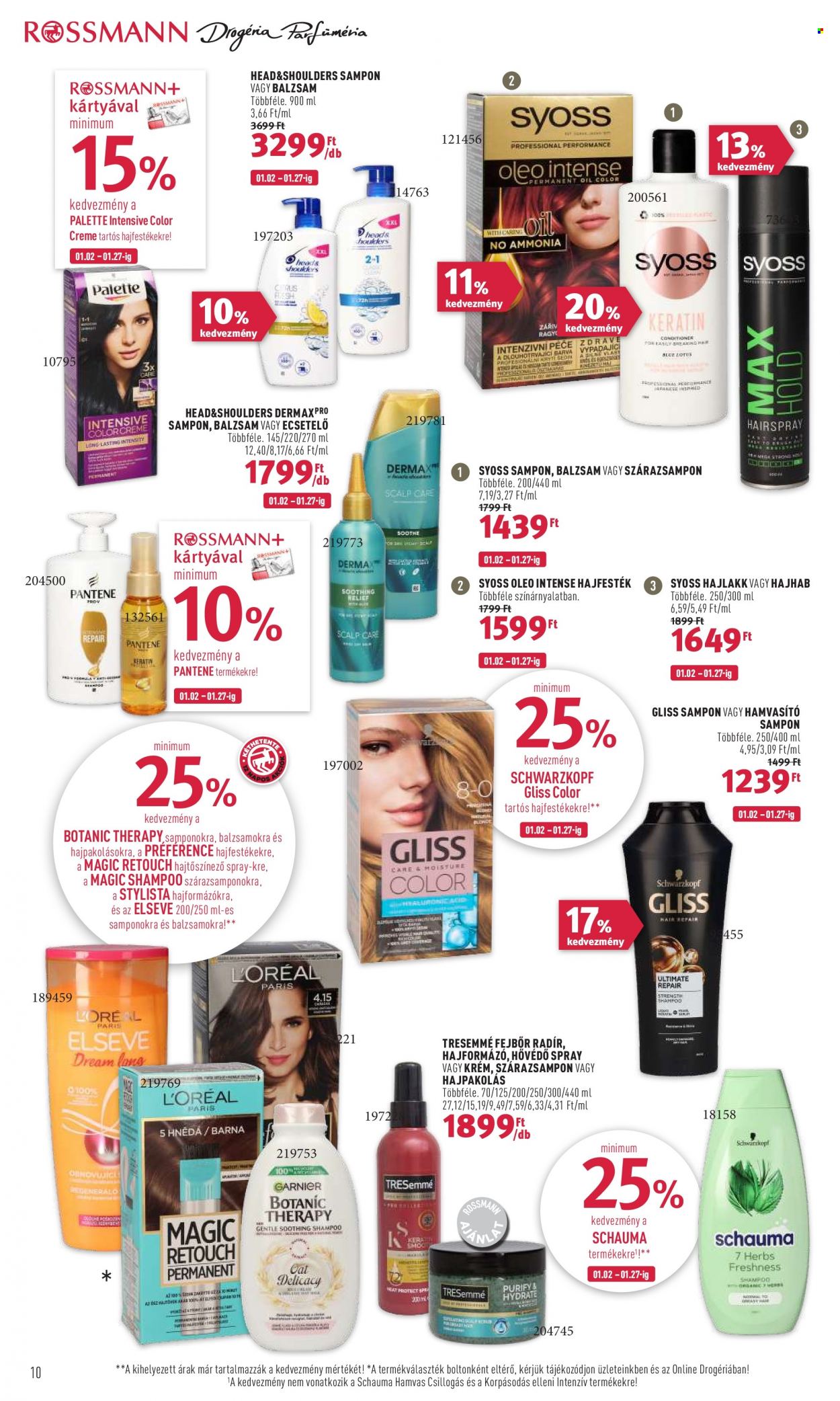 Rossmann akciós újságok - 2023.01.16 - 2023.01.27. Oldal 10
