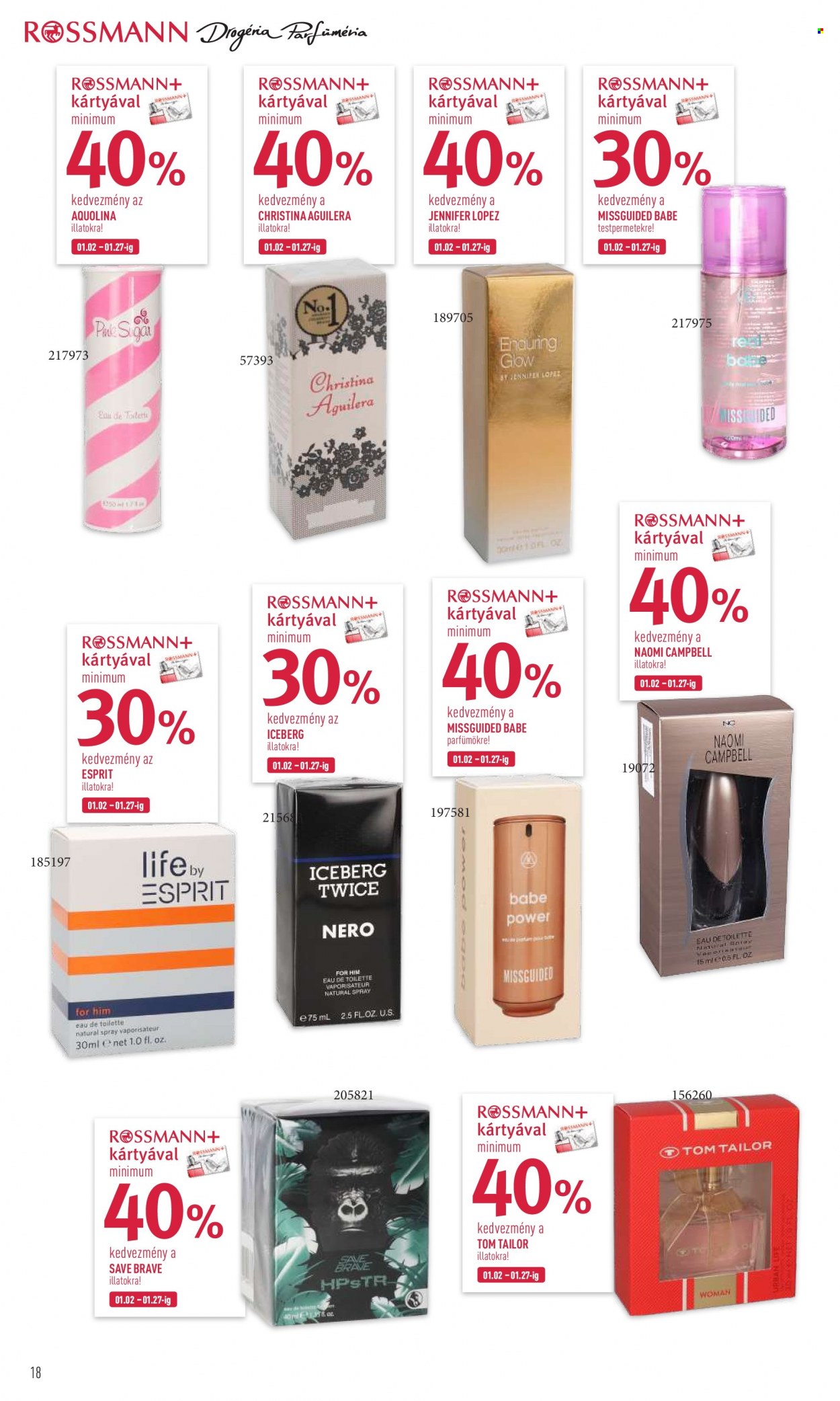 Rossmann akciós újságok - 2023.01.16 - 2023.01.27. Oldal 18