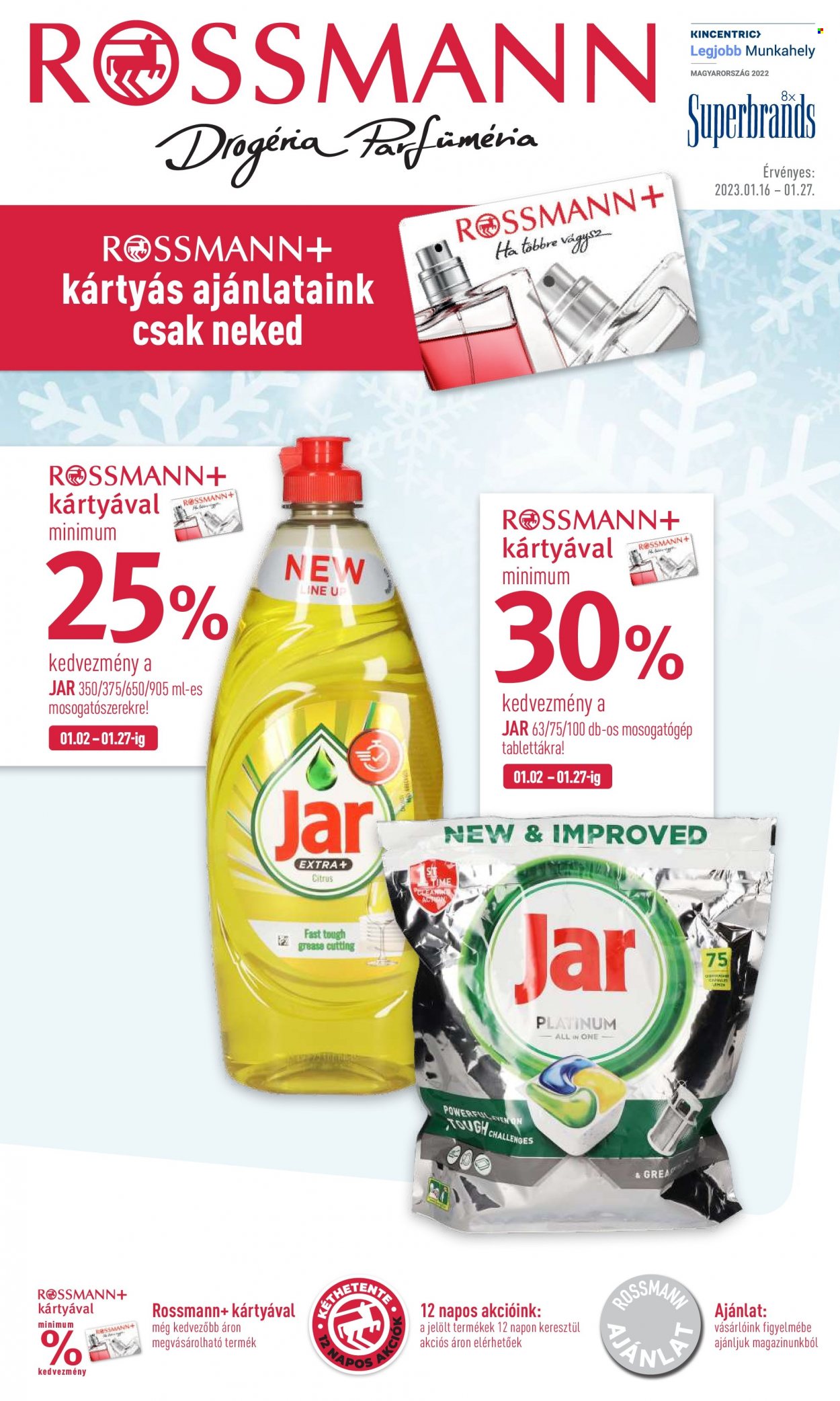 Rossmann akciós újságok - 2023.01.16 - 2023.01.27. Oldal 1