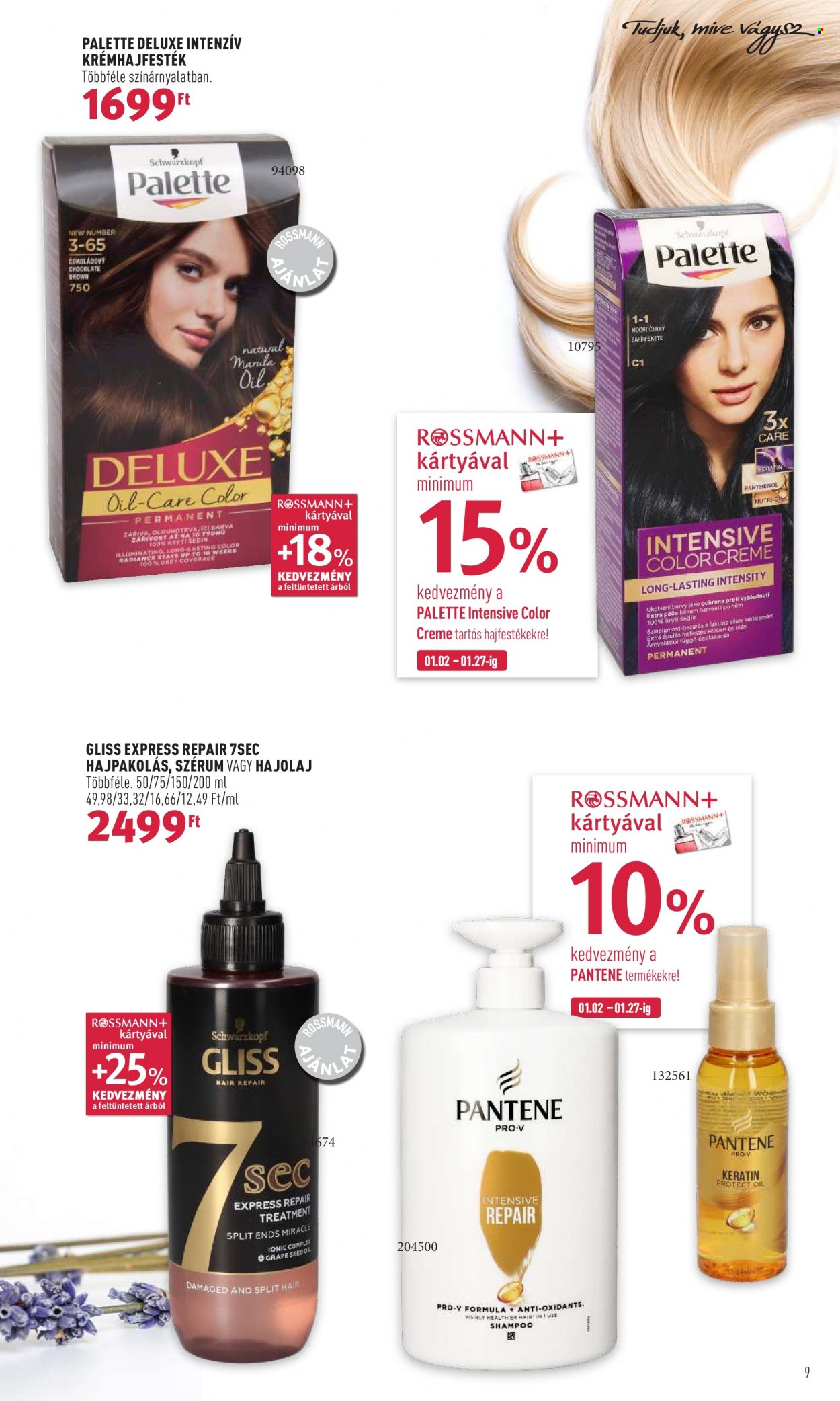 Rossmann akciós újságok - 2023.01.16 - 2023.01.27. Oldal 9