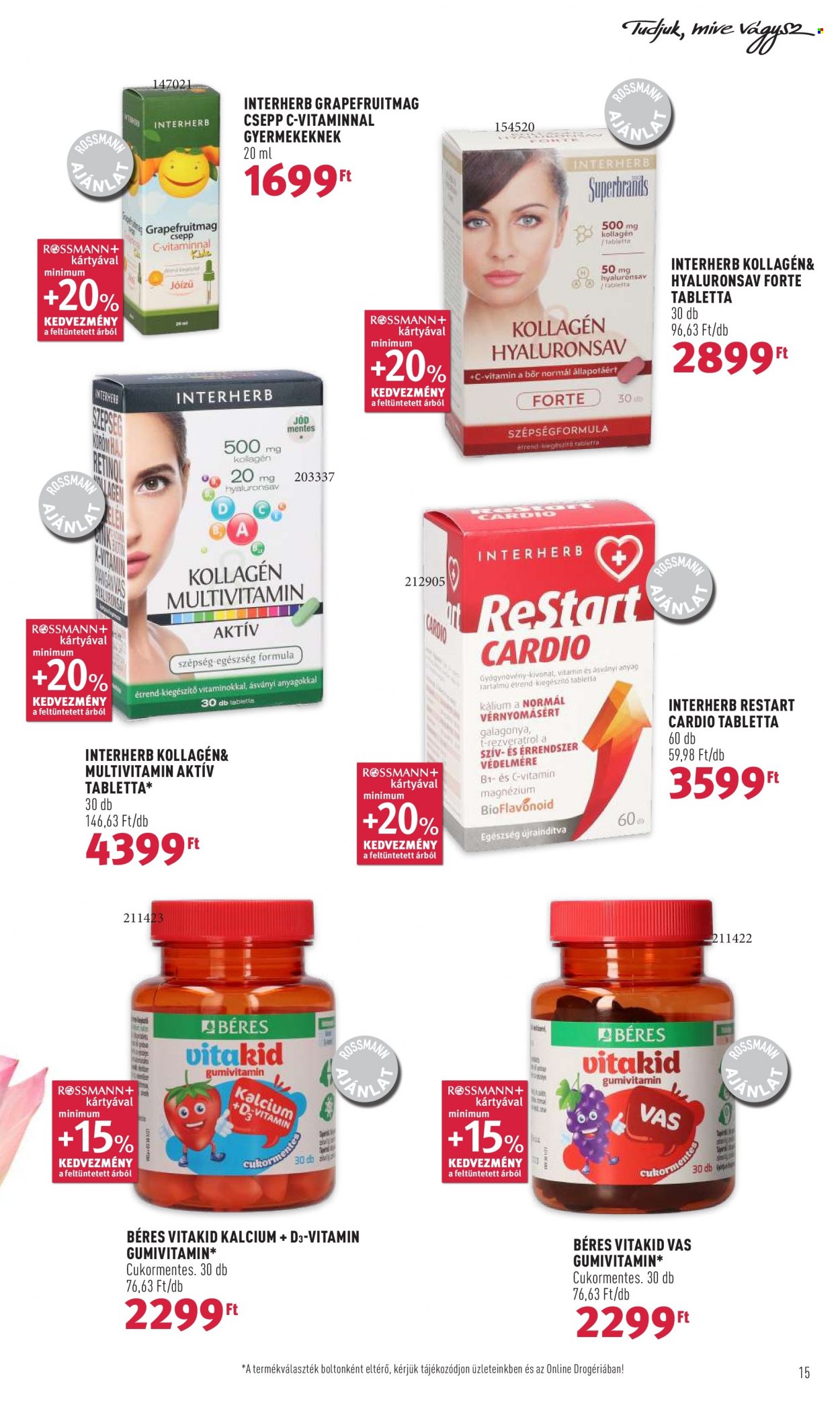 Rossmann akciós újságok - 2023.01.16 - 2023.01.27. Oldal 15