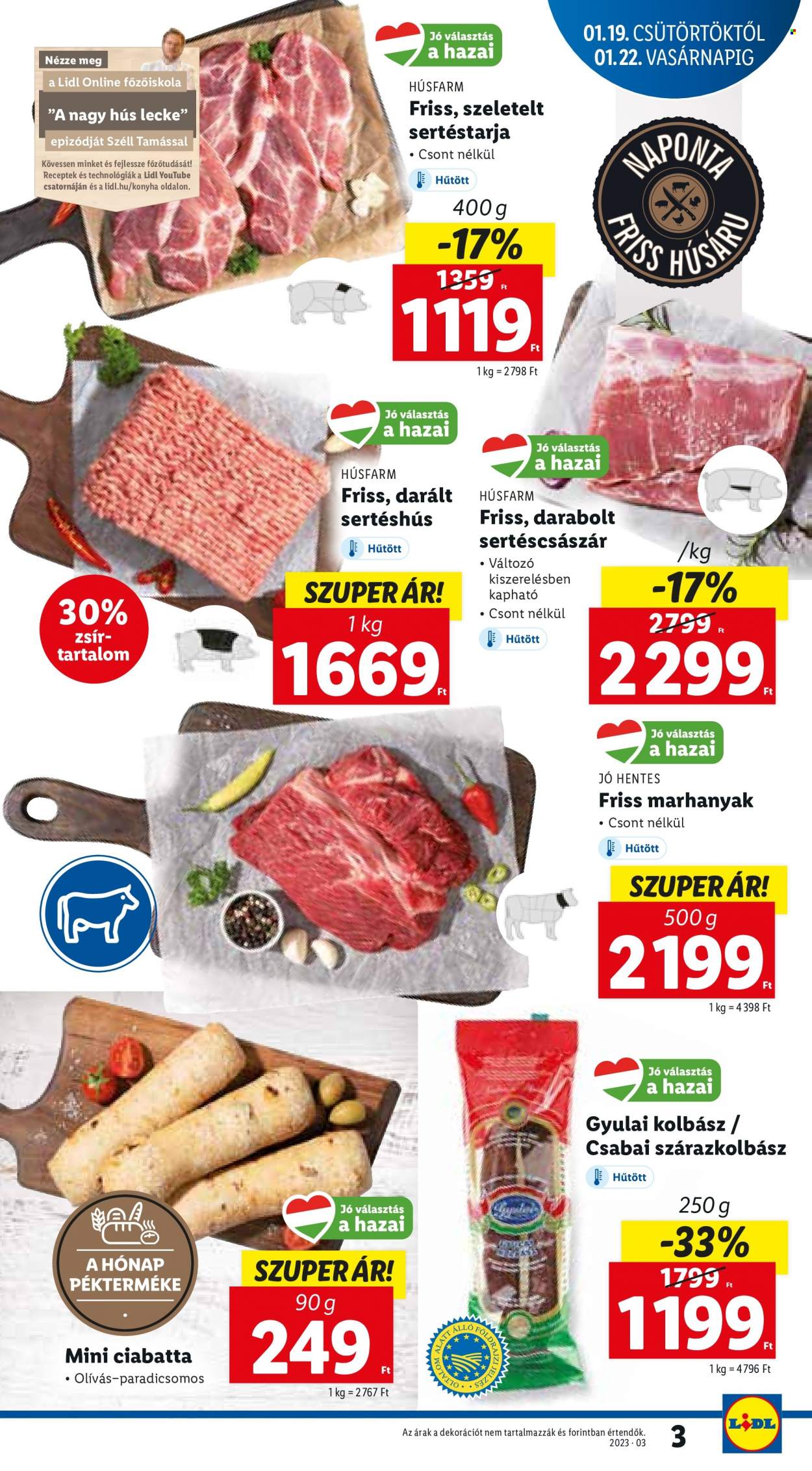 Lidl akciós újságok - 2023.01.19 - 2023.01.25. Oldal 3
