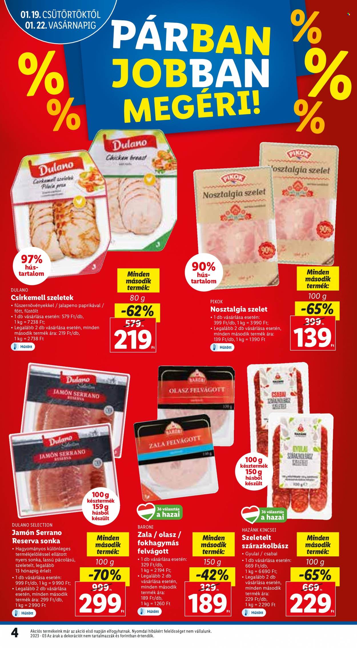 Lidl akciós újságok - 2023.01.19 - 2023.01.25. Oldal 4