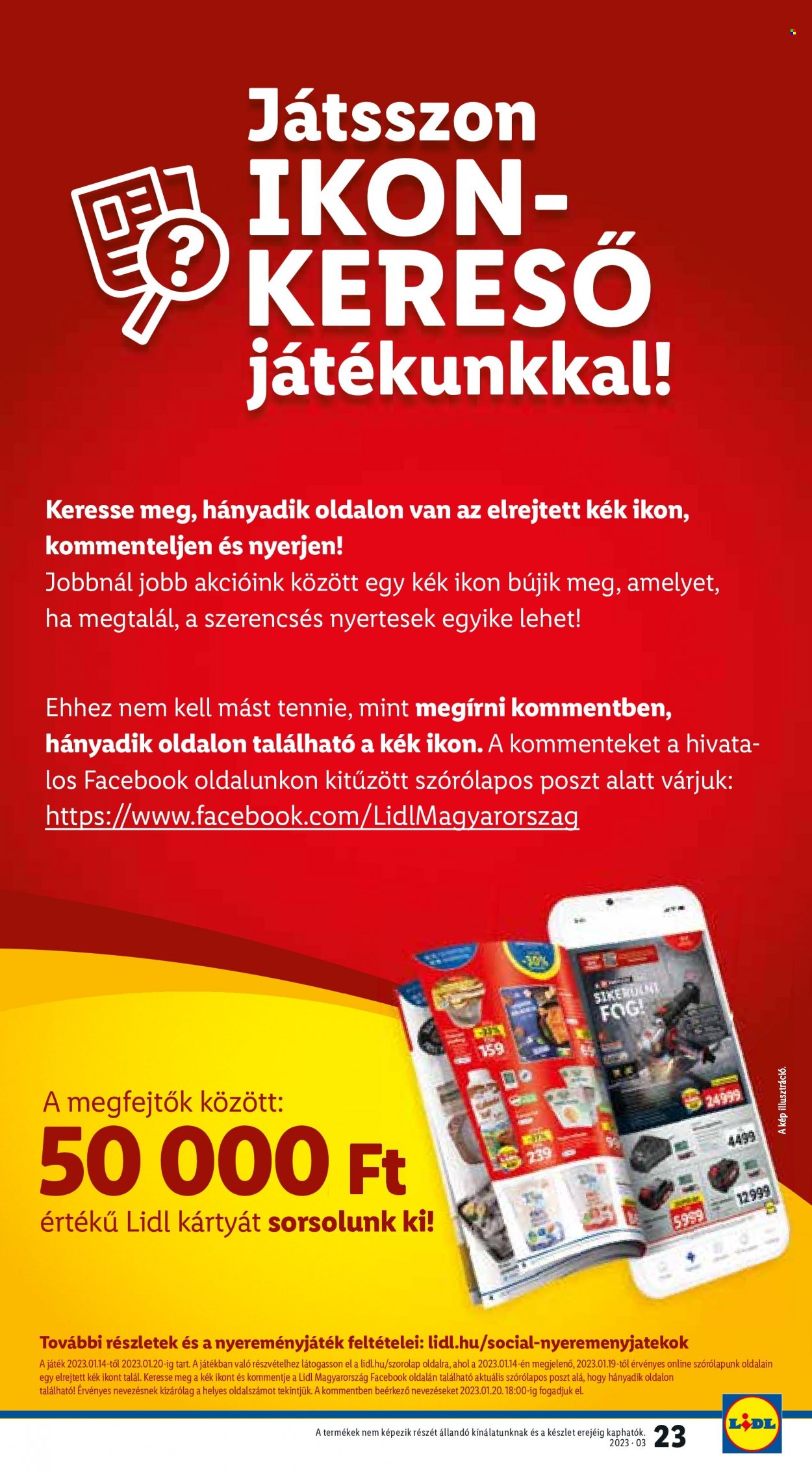 Lidl akciós újságok - 2023.01.19 - 2023.01.25. Oldal 23