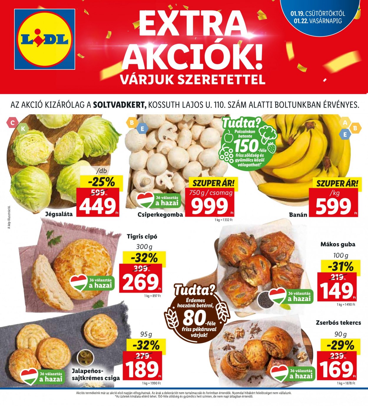Lidl akciós újságok - 2023.01.19 - 2023.01.22. Oldal 1