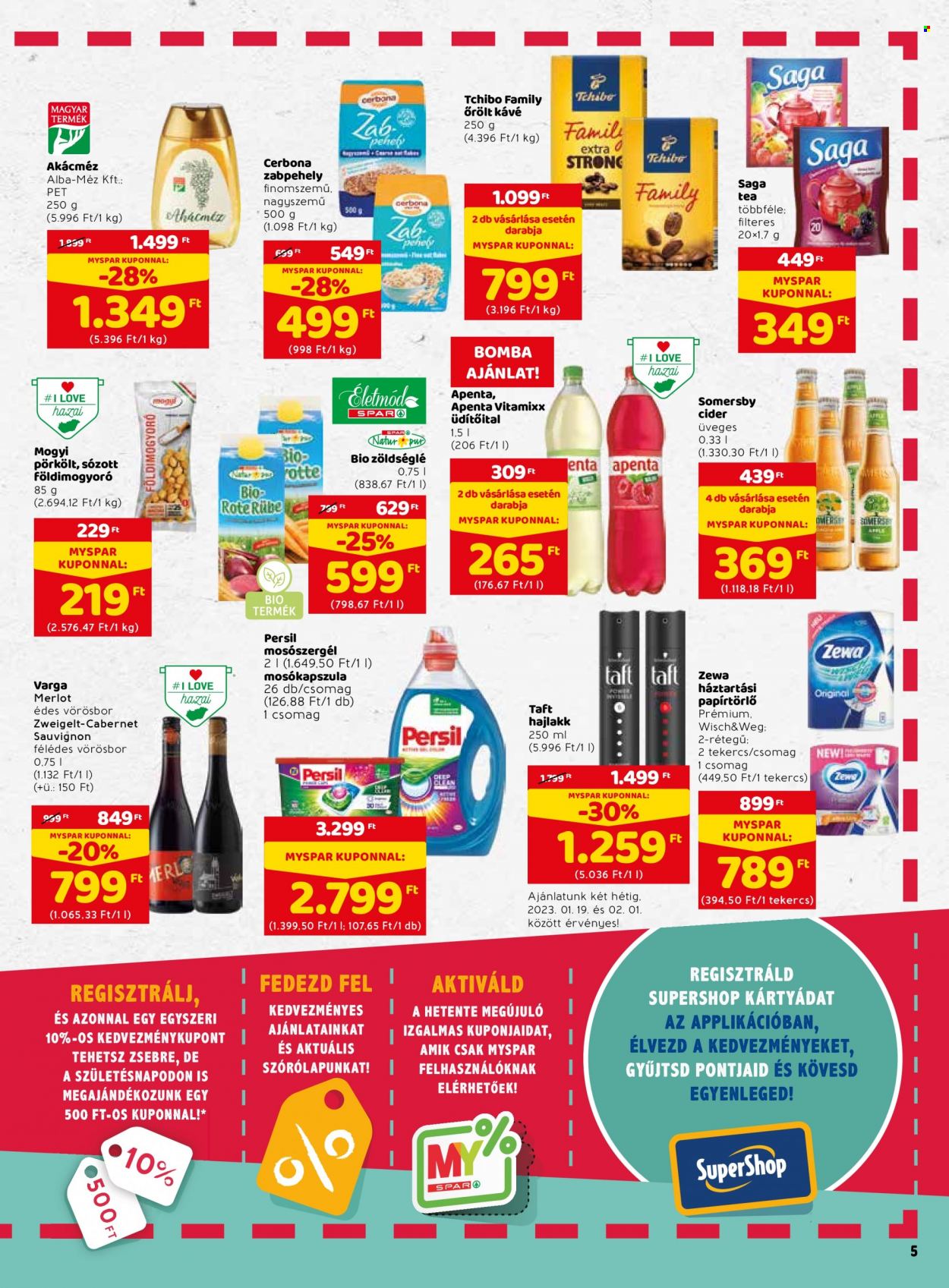 SPAR akciós újságok - 2023.01.19 - 2023.01.25. Oldal 7