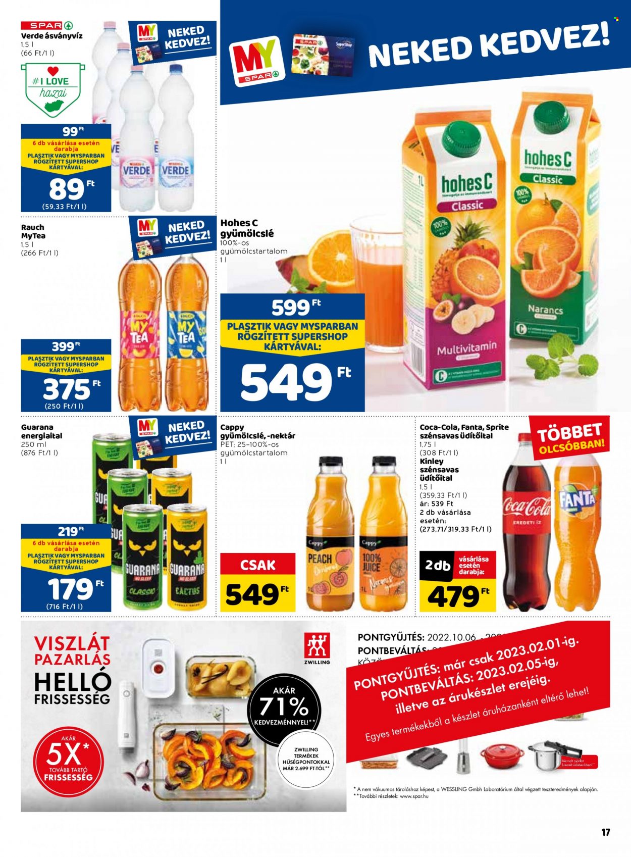 SPAR akciós újságok - 2023.01.19 - 2023.01.25. Oldal 29