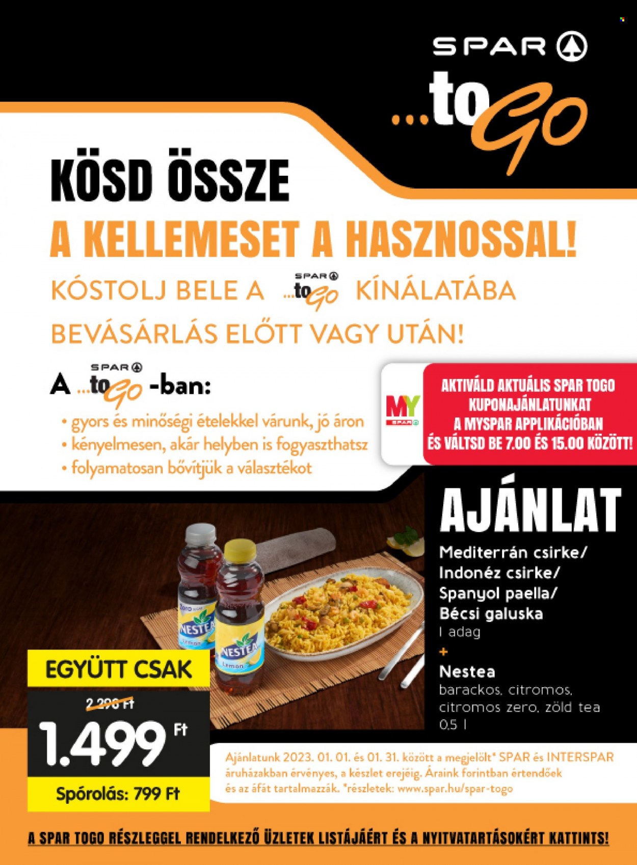 SPAR akciós újságok - 2023.01.19 - 2023.01.25. Oldal 35