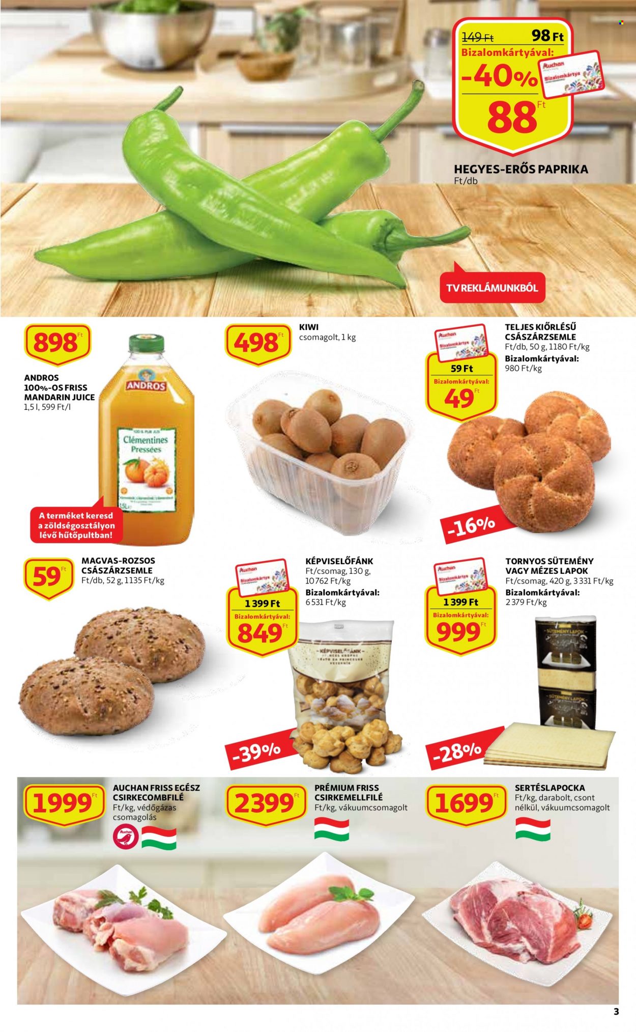 Auchan akciós újságok - 2023.01.19 - 2023.01.25. Oldal 3