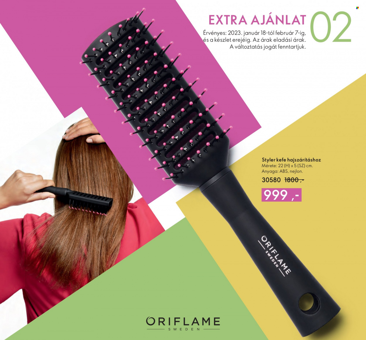 Oriflame akciós újságok - 2023.01.18 - 2023.02.07. Oldal 1
