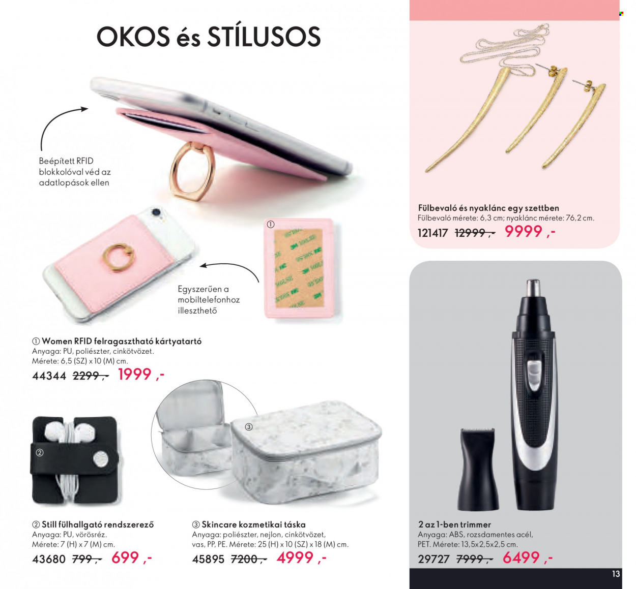 Oriflame akciós újságok - 2023.01.18 - 2023.02.07. Oldal 13