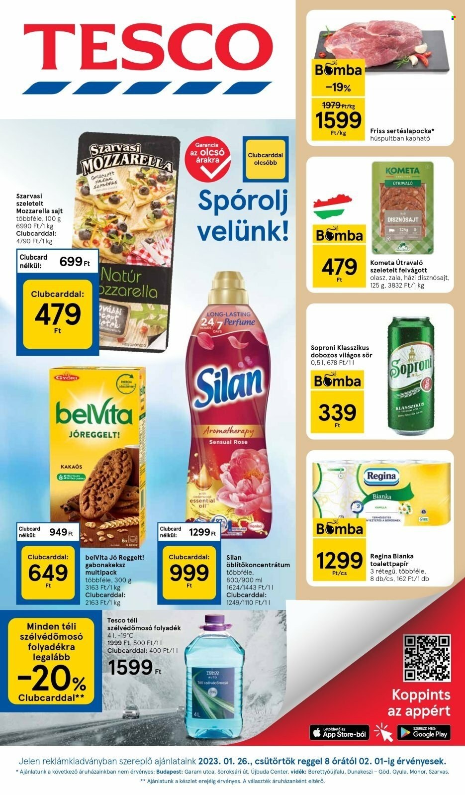 TESCO akciós újságok - 2023.01.26 - 2023.02.01. Oldal 1