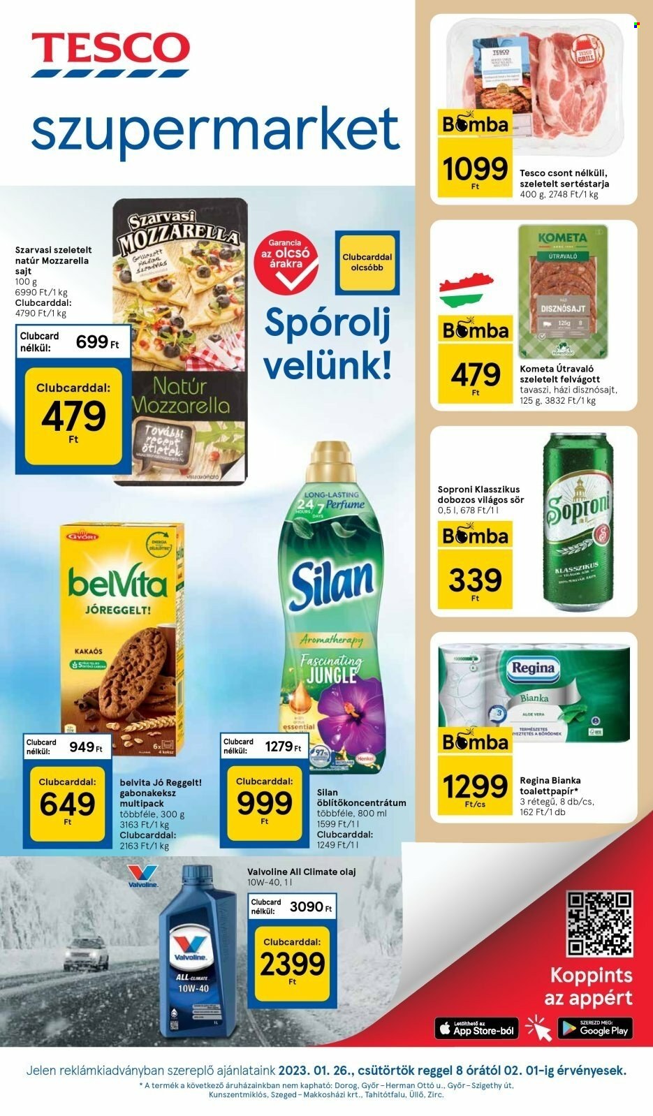TESCO akciós újságok - 2023.01.26 - 2023.02.01. Oldal 1
