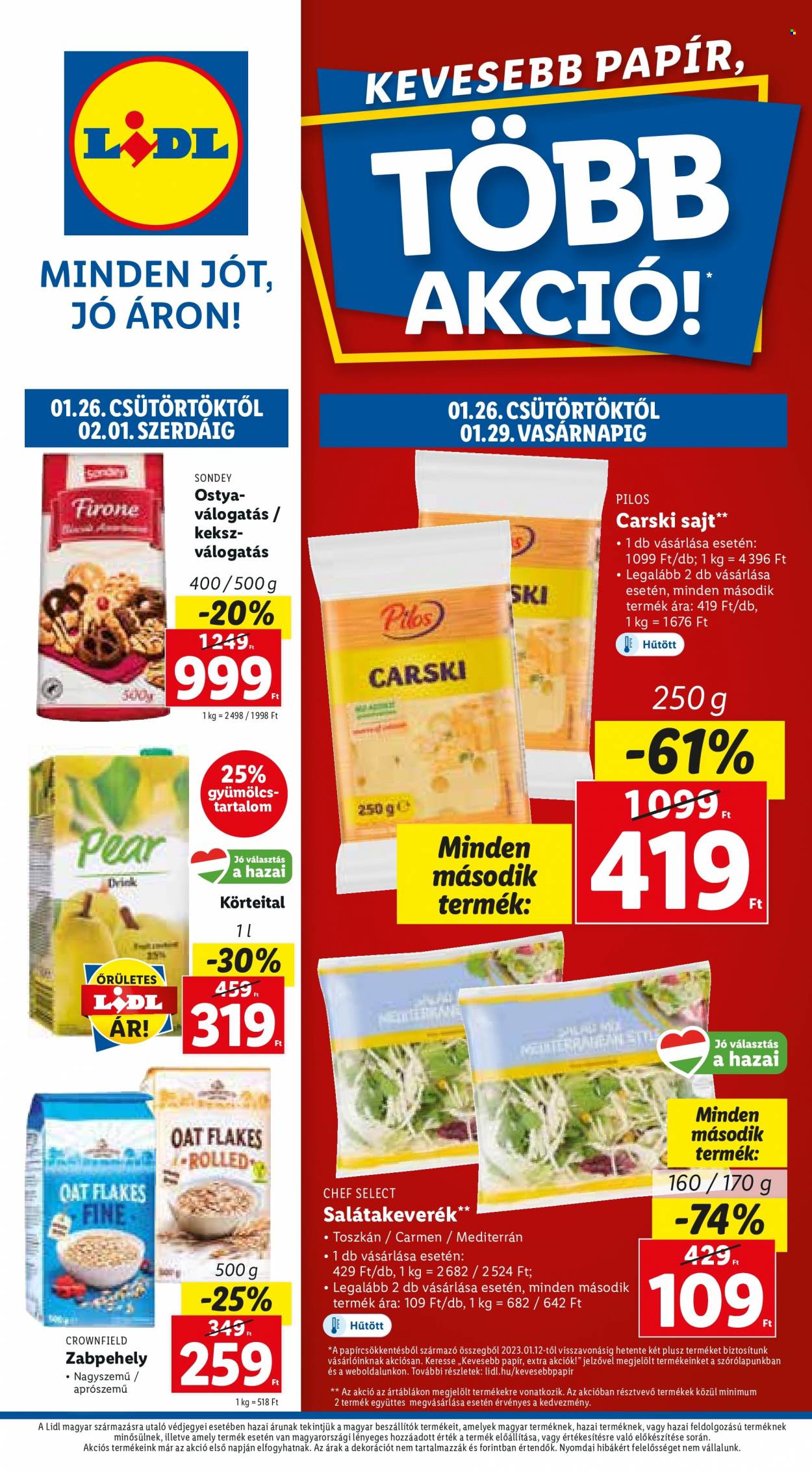Lidl akciós újságok - 2023.01.26 - 2023.02.01. Oldal 1