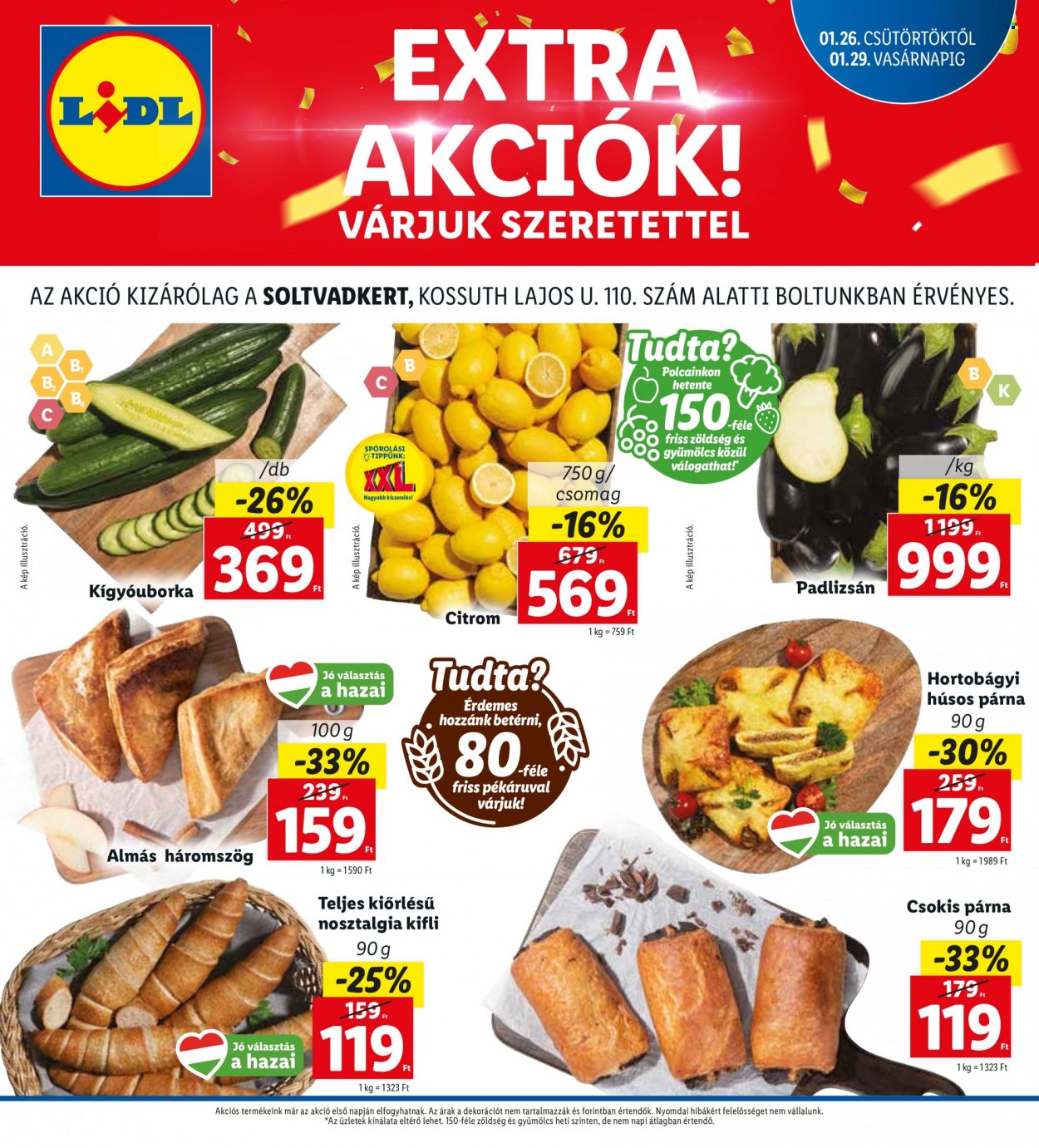 Lidl akciós újságok - 2023.01.26 - 2023.01.29. Oldal 1