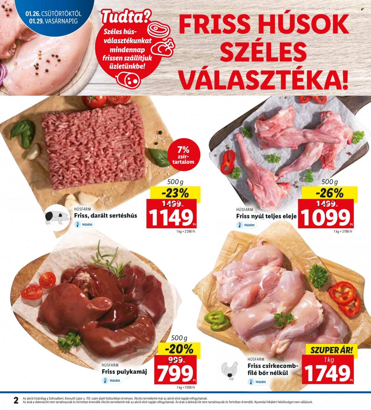 Lidl akciós újságok - 2023.01.26 - 2023.01.29. Oldal 2