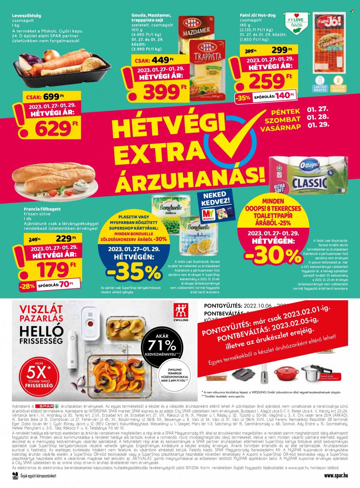 SPAR akciós újságok - 2023.01.26 - 2023.02.01. Oldal 34