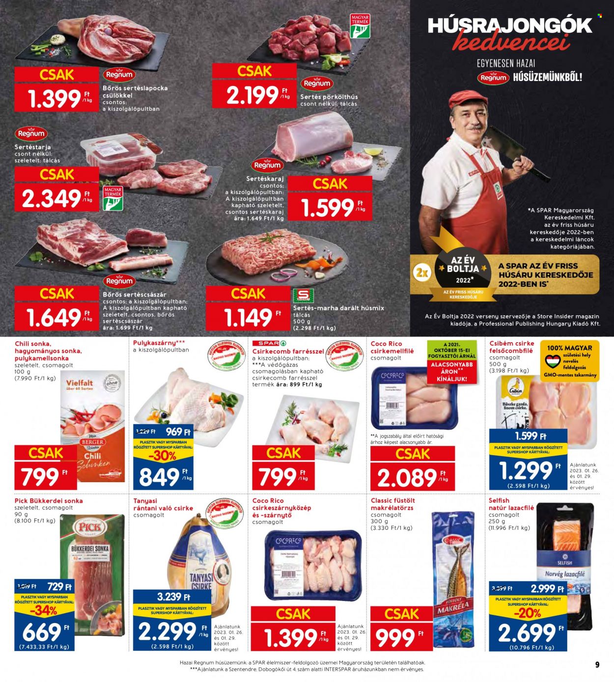 INTERSPAR akciós újságok - 2023.01.26 - 2023.02.01. Oldal 15