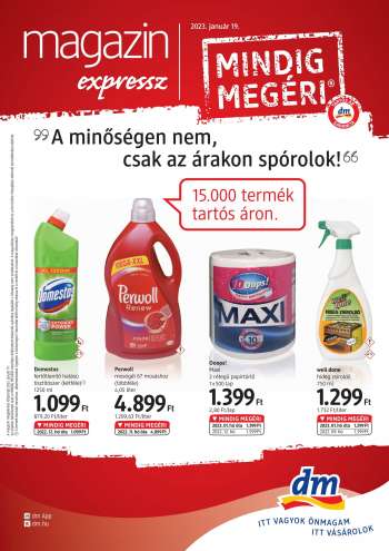 Újság dm drogerie markt - 2023.01.01 - 2023.01.31.