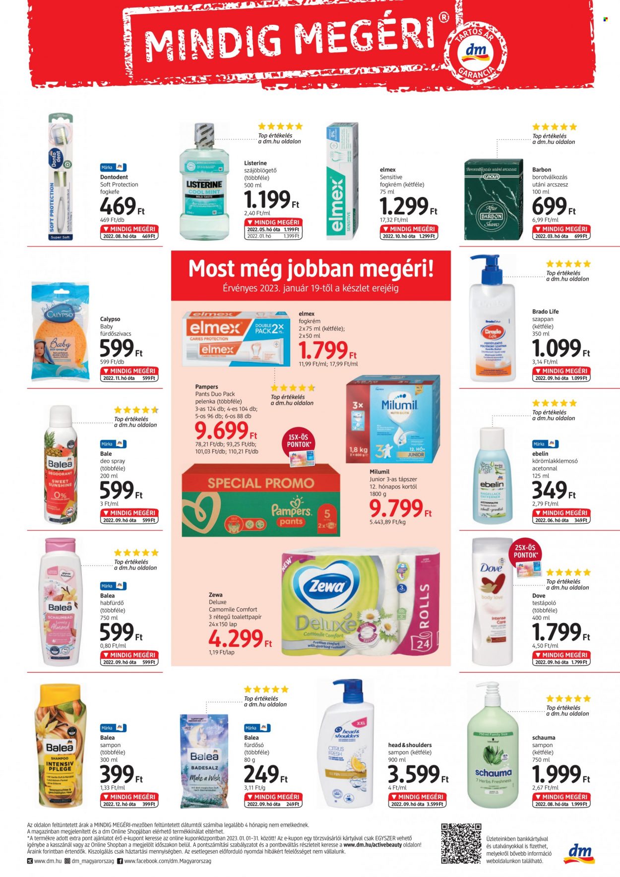 dm drogerie markt akciós újságok - 2023.01.01 - 2023.01.31. Oldal 4