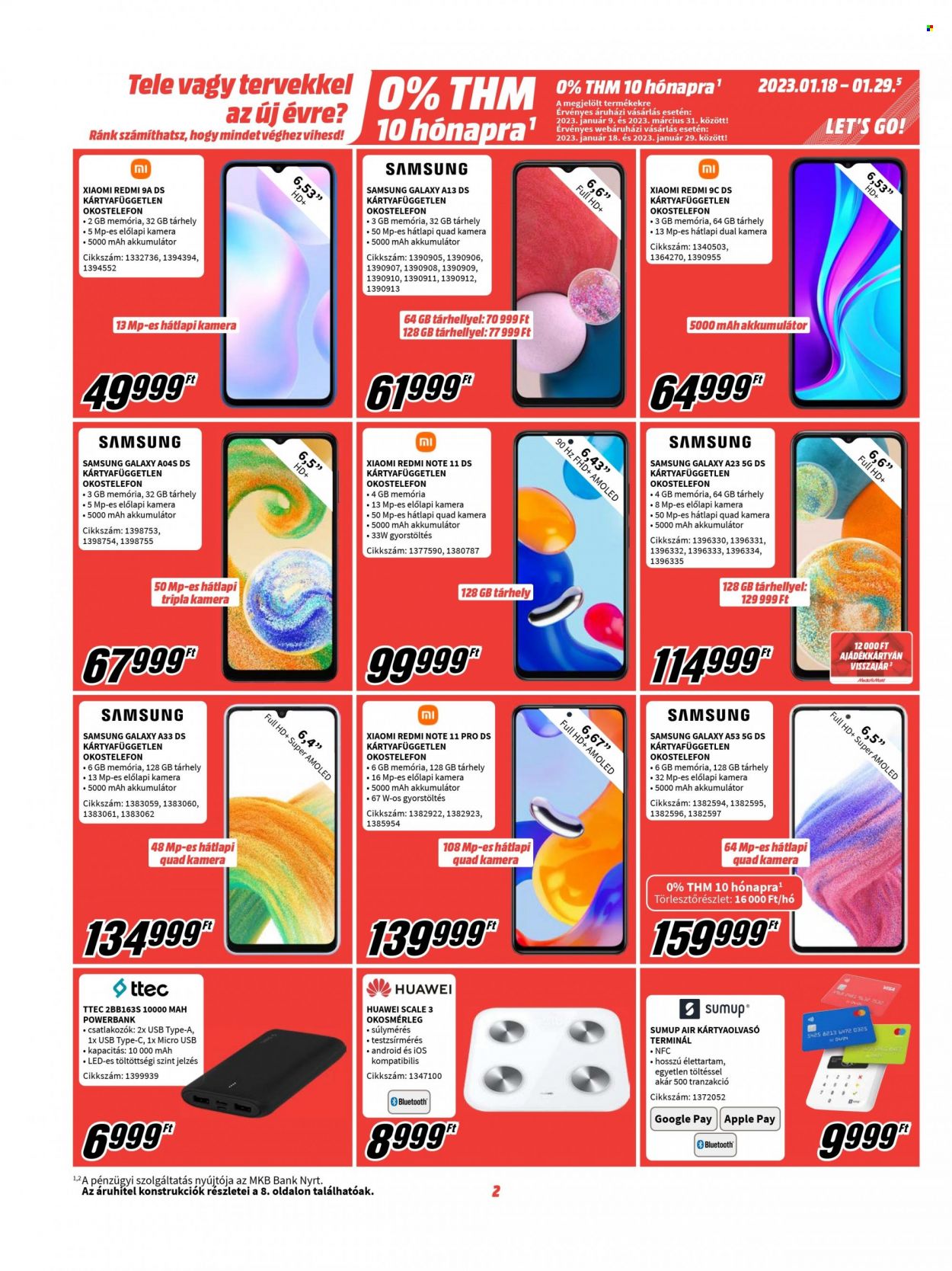 MediaMarkt akciós újságok - 2023.01.18 - 2023.01.29. Oldal 2