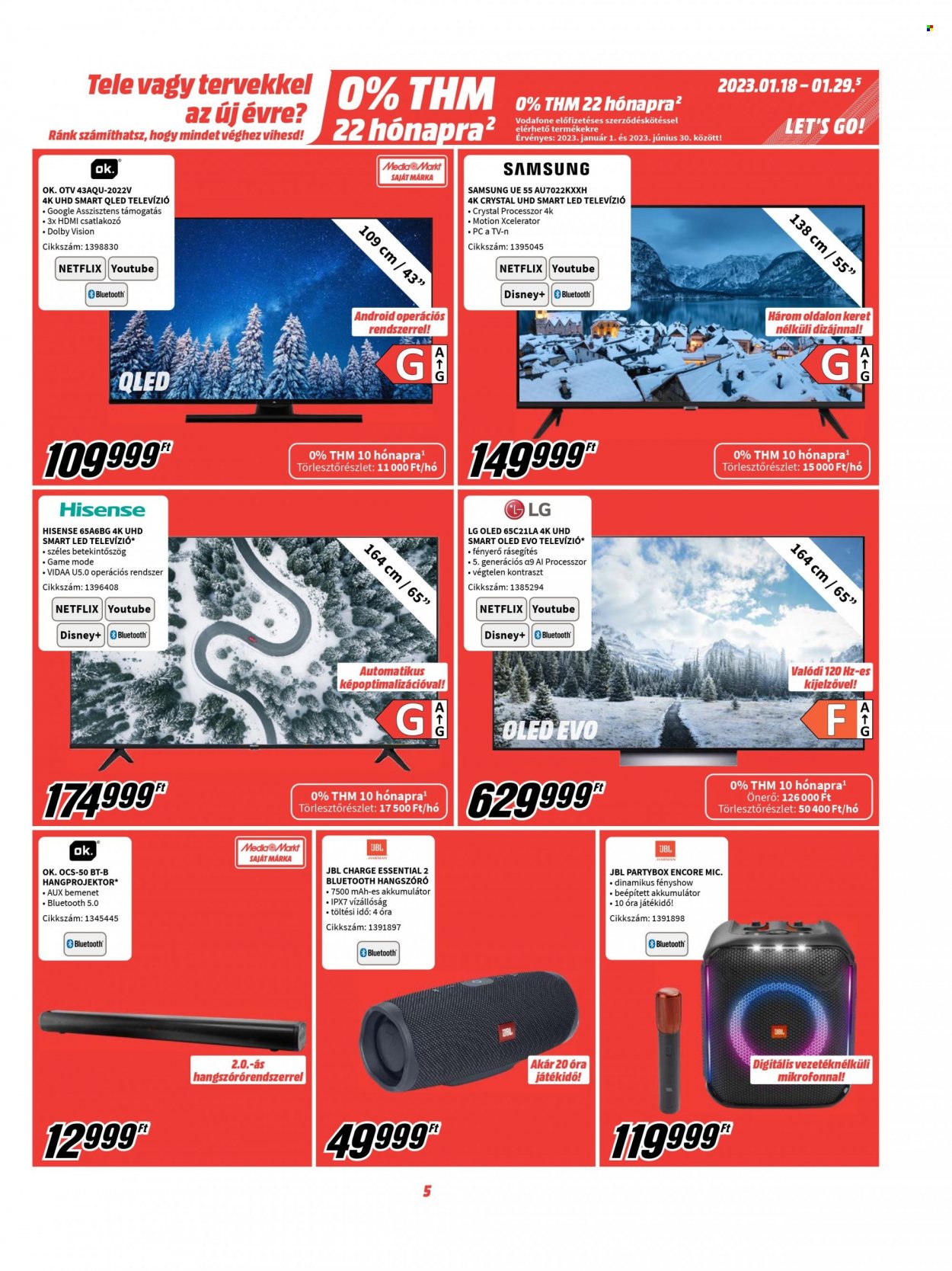 MediaMarkt akciós újságok - 2023.01.18 - 2023.01.29. Oldal 5