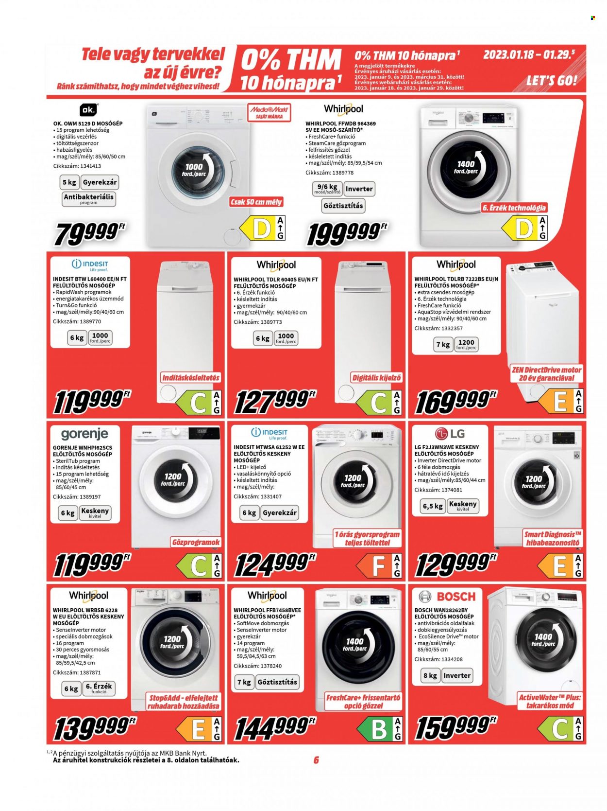 MediaMarkt akciós újságok - 2023.01.18 - 2023.01.29. Oldal 6