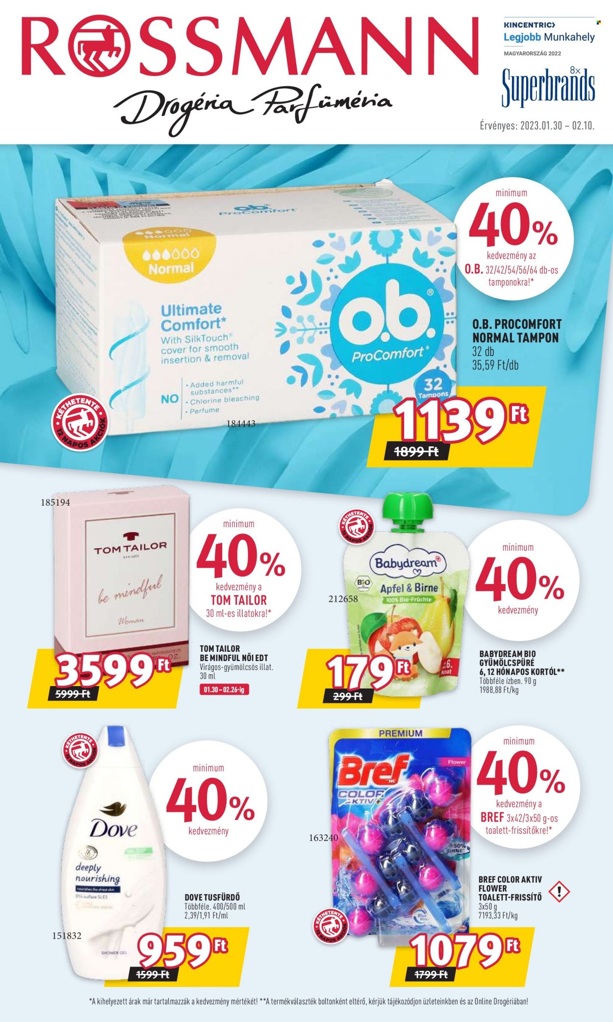 Rossmann akciós újságok - 2023.01.30 - 2023.02.10. Oldal 1