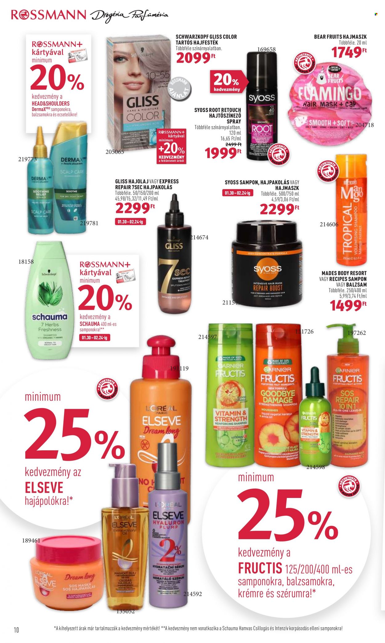 Rossmann akciós újságok - 2023.01.30 - 2023.02.10. Oldal 10
