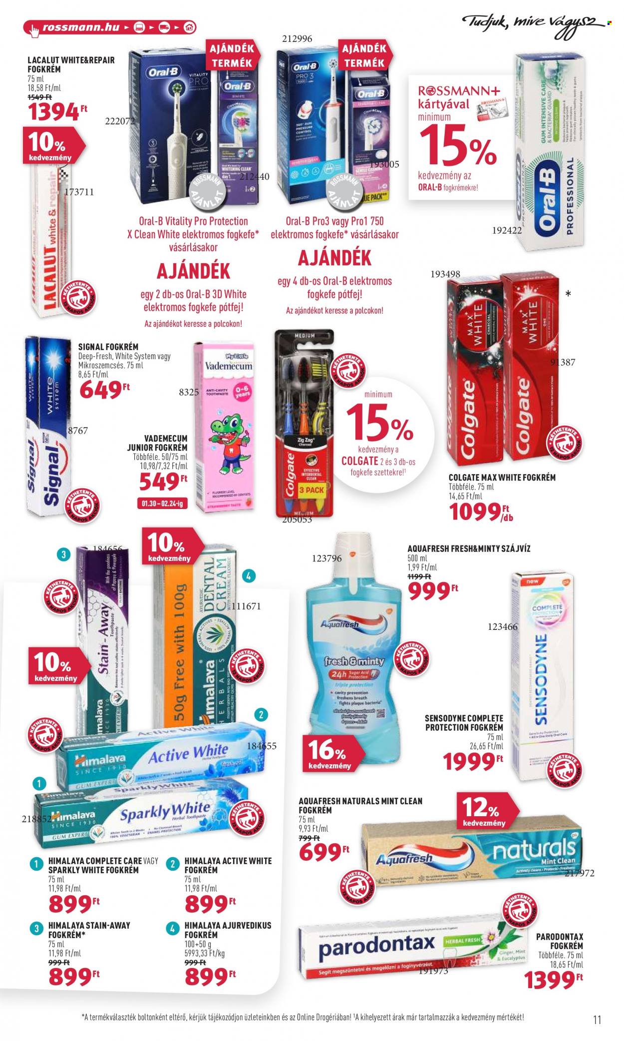 Rossmann akciós újságok - 2023.01.30 - 2023.02.10. Oldal 11