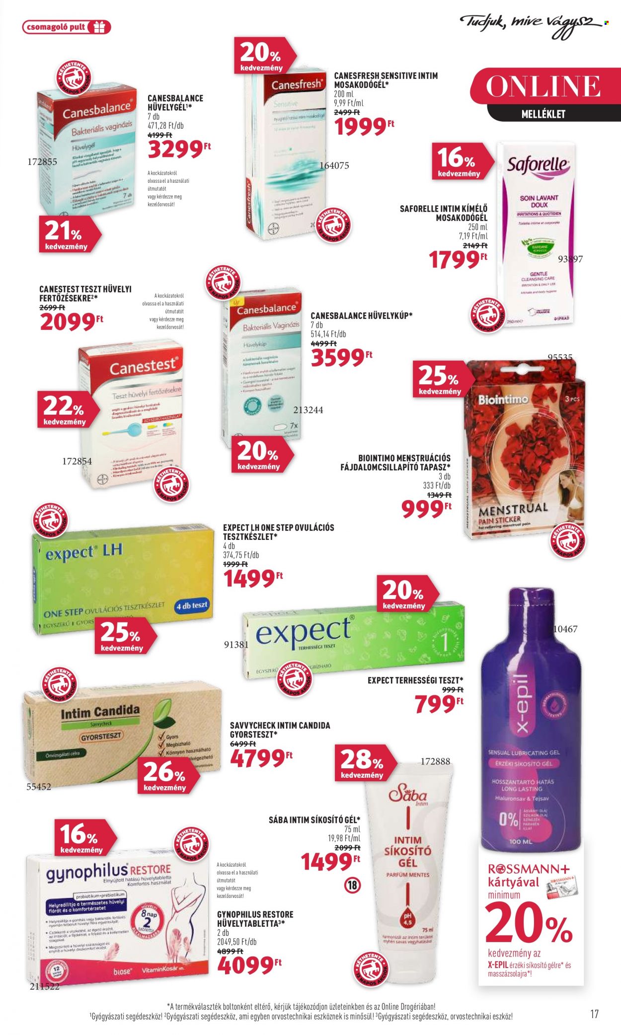 Rossmann akciós újságok - 2023.01.30 - 2023.02.10. Oldal 17